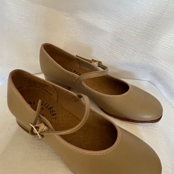 Kids Tan Mary Jane Shoes - Picture 1 of 3